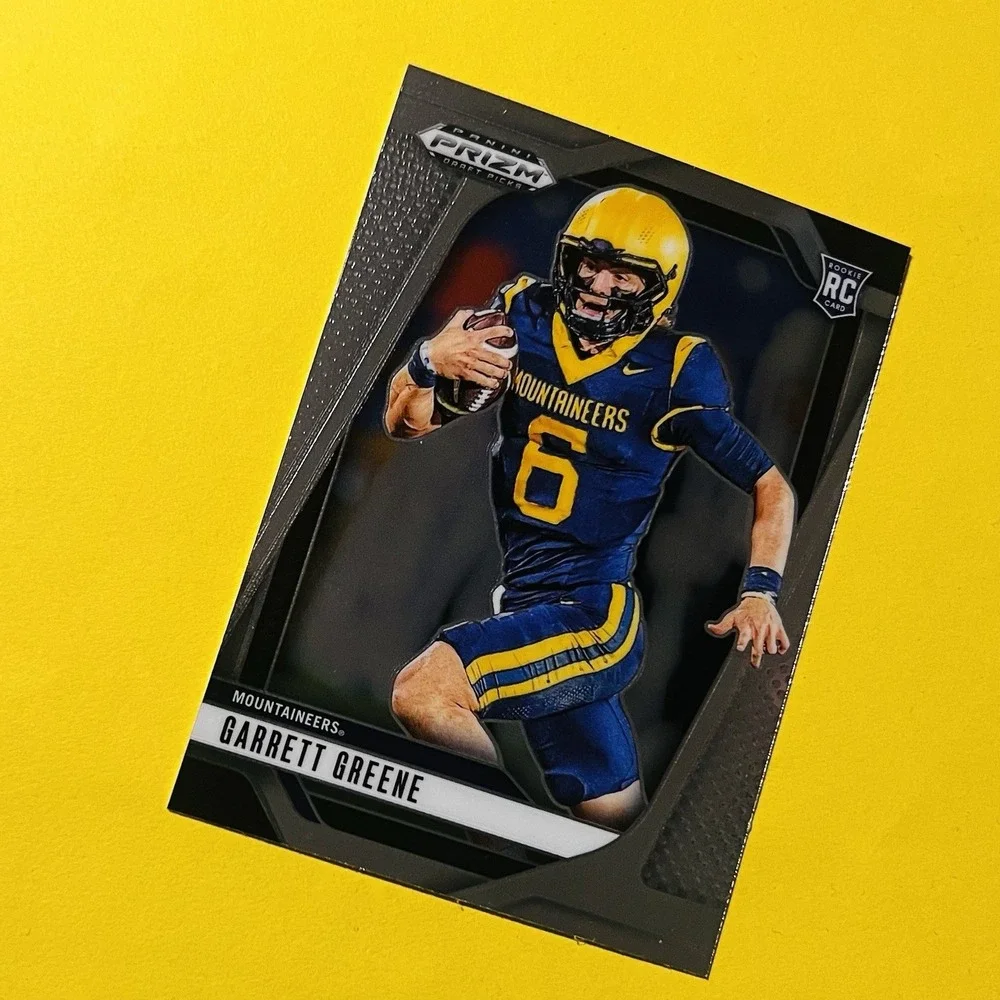 2025 Panini Prizm Draft Picks Garrett Greene Rookie RC #148 West Virginia WVU